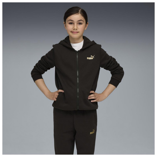Puma Παιδικές φόρμες σετ Metallic Hooded Sweat Suit